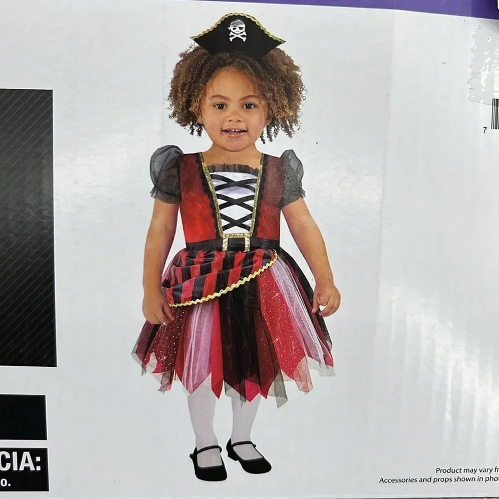Baby Infant High Sea Cutie Pirate Costume Size 6-12M